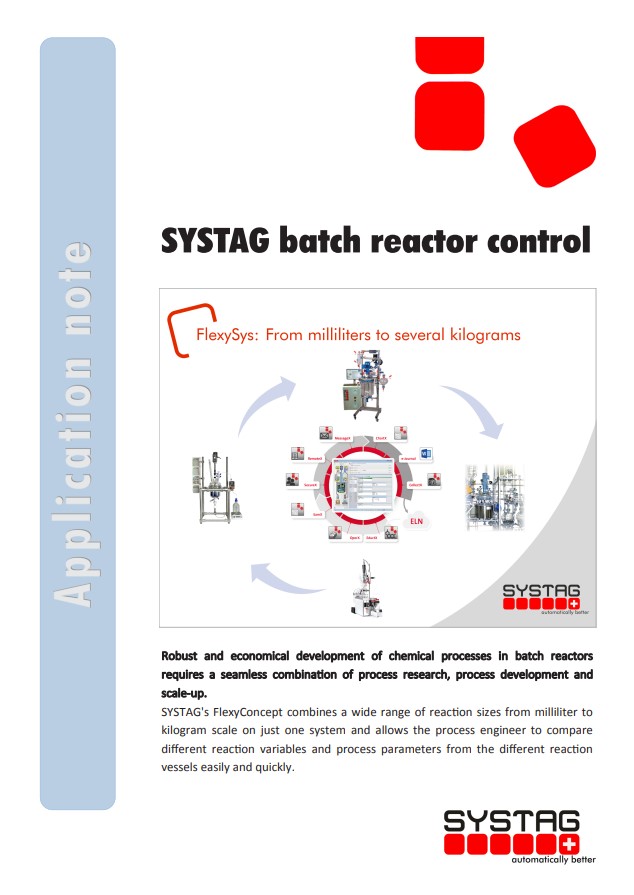 SYSTAG batch reactor control Picture